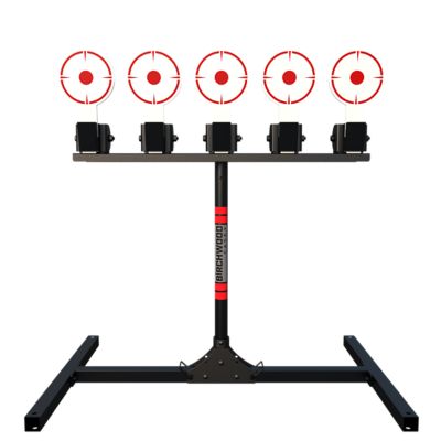 Image showing  Spring Loaded Self-Resetting Targets with Plate Rack, 5 Plates