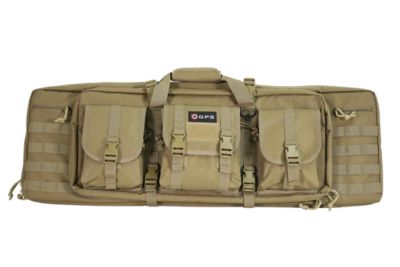 G-Outdoors 36 in. Double Rifle Case, Tan