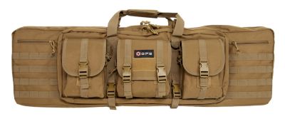 G-Outdoors 42 in. Double Rifle Case, Tan
