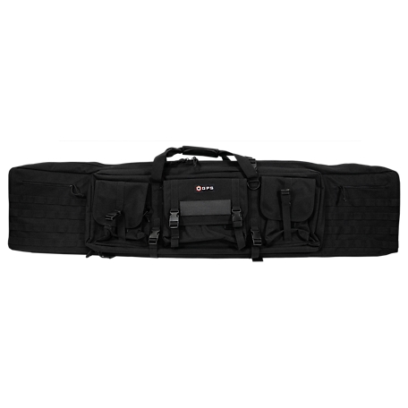 G-Outdoors 55 in. Double Rifle Case, Black