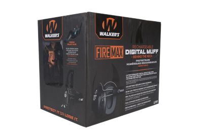 Image showing  FireMax Behind-the-Neck Earmuffs, 20 dB Noise Reduction Rating, 1-Pair