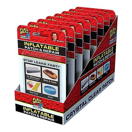 Flex Seal 4 pc. Inflatable Patch and Repair Kit, 4 Patches