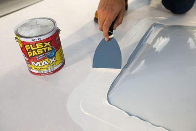 Image showing  12 lb. Flex Paste MAX White All Purpose Strong Flexible Watertight Multi-Purpose Sealant