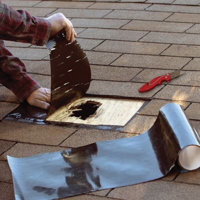 Image showing  12 in. x 10 ft. Flex Tape Strong Rubberized Waterproof Tape, Black, 4-Pack