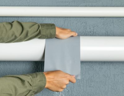 Image showing  12 in. x 10 ft. Flex Tape Strong Rubberized Waterproof Tape, Gray, 4-Pack