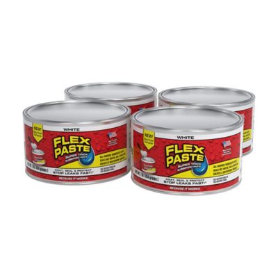 Flex Seal Flex Paste 1 lb. White All Purpose Strong Flexible Watertight Multi-Purpose Sealant