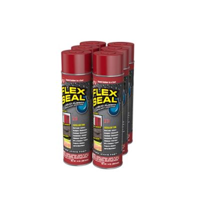 Flex Seal 14 oz. Red Aerosol Liquid Rubber Sealant Coating, 6-Pack