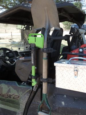 Image showing  UTV Dual Tool Roll Bar/Bumper Tool Mount for Round Roll Bars