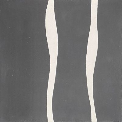 Image showing  Gray/White Regular Handmade Cement Tile, 8 in. x 8 in., 7.11 sq. ft.