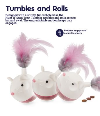 Image showing  Hunt 'N Swat Treat Tumbler Cat Toy