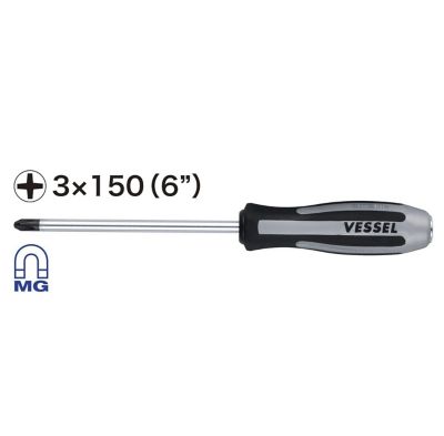 Image showing  #3 Phillips 6 in. Megadora Impacta Impact Driven Screwdriver