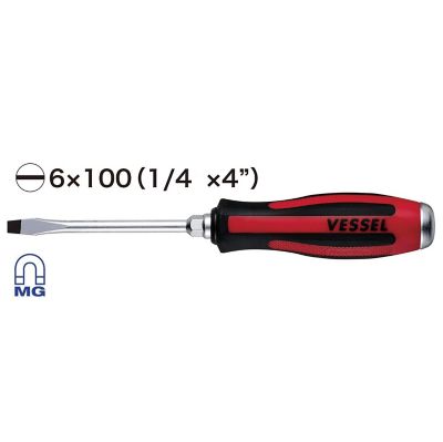 Image showing  SL 6 (1/4 in. x 4 in.) Megadora Tang-Thru Screwdriver