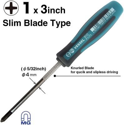 Image showing  #1 Phillips 3 in. Megadora Slim Blade Screwdriver