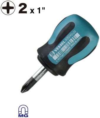 Image showing  #1 Phillips 1 in. Megadora Stubby Screwdriver
