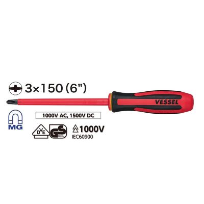 Image showing  PS 3 (6 in.) Megadora Insulated Screwdriver