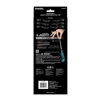 Image showing  Megadora Jawsfit Screwdriver 6 pc. Set