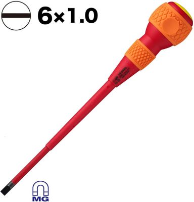 Image showing  SL 6 (1/4 in. x 6 in.) Ball Grip Insulated Screwdriver