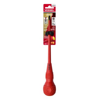 Image showing  #3 Phillips 6 in. Ball Grip Insulated Screwdriver