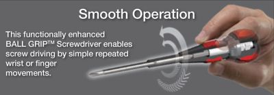 Image showing  #2 Phillips 6 in. Ball Grip Ratchet Screwdriver