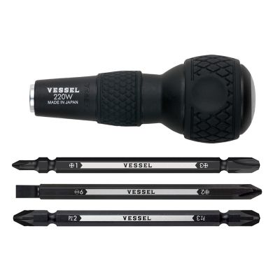 Image showing  1/4 in. Hex Bit Ball Grip Interchangeable Screwdriver Set