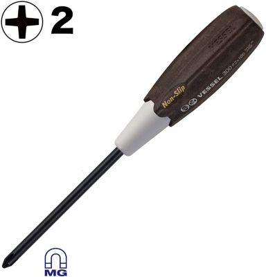 Image showing  #2 Phillips Wood-Composite Screwdriver, 2X100