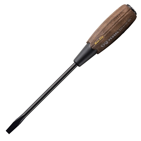 VESSEL SL 8 (5/16 in.) Slotted Wood-Composite Tang-Thru Screwdriver
