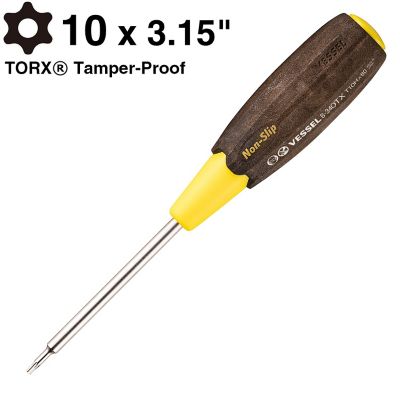 VESSEL T10 x 3 in. Wood-Composite Torx Screwdriver