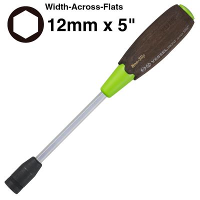 VESSEL 12mm Hex Wood-Composite Socket Screwdriver