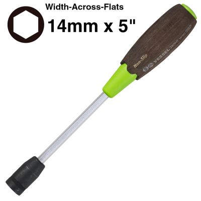 VESSEL 14mm Hex Wood-Composite Socket Screwdriver