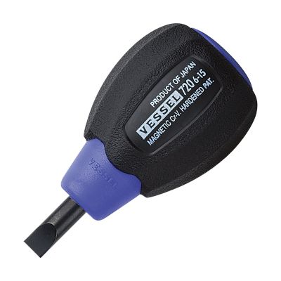 VESSEL SL 6 Cushion-Grip Stubby Screwdriver