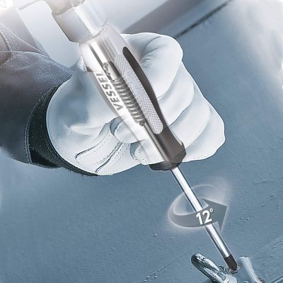 Image showing 5 th VESSEL 8 pc. Assorted Megadora Impacta Screwdriver Set