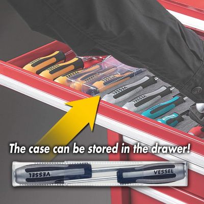 Image showing 5 th VESSEL 2 pc. Megadora Impacta Screwdriver Set