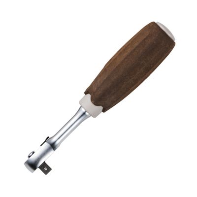 Image showing  1/4 in. Square Drive Metric Wood-Composite Handle Ratchet