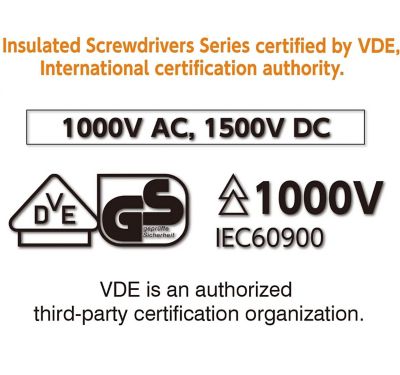 Image showing  Ball Grip Insulated Screwdriver 5 pc. Set No.2005PBU