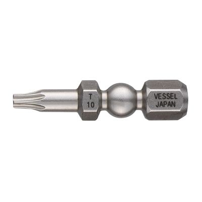 Image showing  25 pc. T10 x 30 mm Impact Ball Torsion Bit Set, Bulk