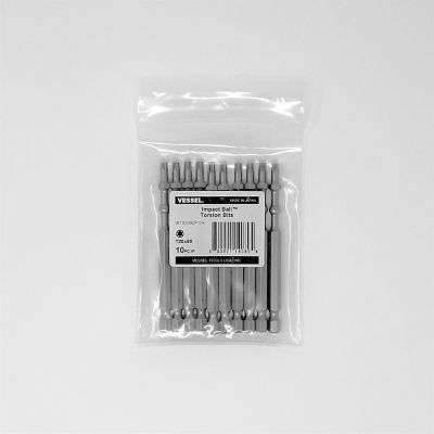 Image showing  10 pc. T20 x 90 mm Impact Ball Torsion Bit Set, Bulk