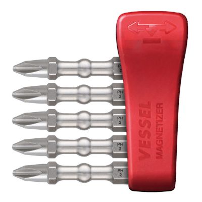 Image showing  5 pc. PH2 x 50 mm Impact Ball Torsion Bit Set, MCH