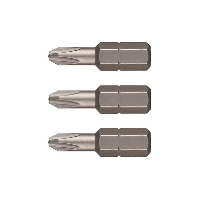 Image showing 1 th VESSEL 3 pc. PH2 x 25.4 Drywaller Insert Bit Set, Card