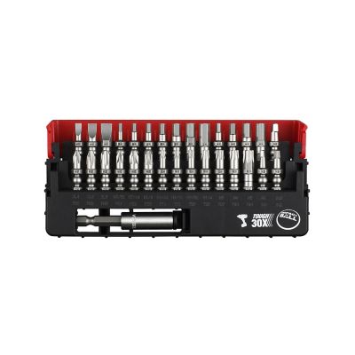 VESSEL 30+1 pc. Assorted Impact Ball Torsion Bit Set in Slide Case
