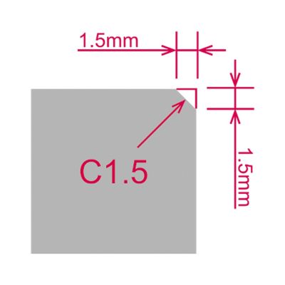 Image showing  3 pc. 45-Degree Replacement Blade Set for SP-7252F