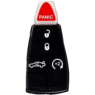 Image showing  Chrysler, Dodge and Jeep Fob Integrated Simple Key, 7 Button