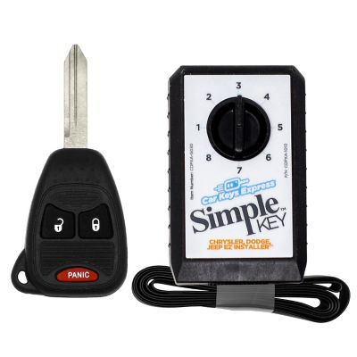 Car Keys Express Chrysler, Dodge and Jeep Simple Key with 3 Buttons