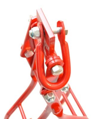 Image showing  Heavy-Duty Solid Steel 28 in. Quad Claw Timber Log Lifting Tongs Grappler Grabber