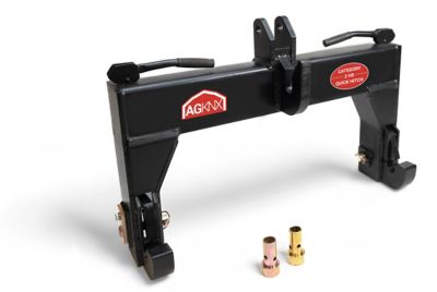 AgKNX Cat 2 Heavy-Duty Quick Hitch with 1 Set of Bushing