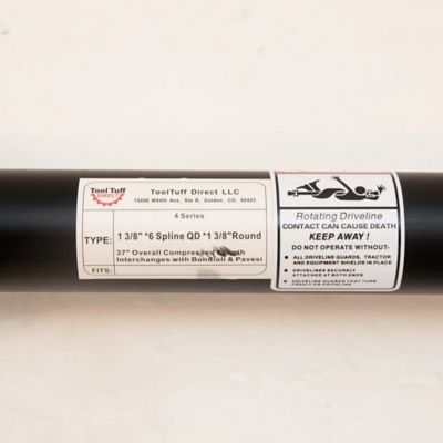 Image showing  1-3/8 in. x 6-Spline 4 Series PTO Driveline