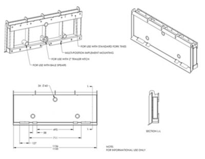 Image showing  18-21 HP Hydraulic Digger with Multifunction Skid Steer Mounting Plate