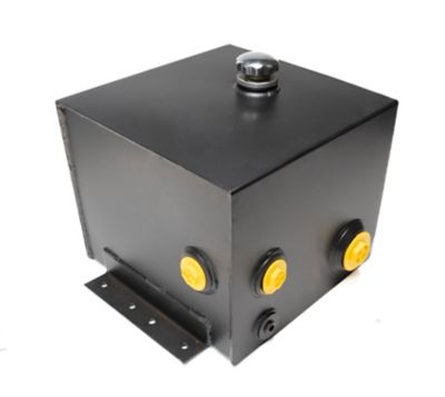 Image showing  7 gal. Steel Hydraulic Fluid Reservoir Tank, Horizontal Mount