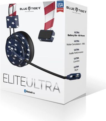 Blue Tiger Elite Ultra USA Flag Edition Bluetooth Headset