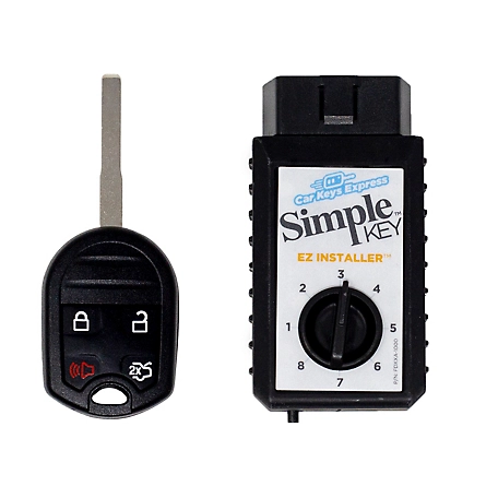 Car Keys Express Ford Simple Key, 4 Button, FORRK4HSSK-PK