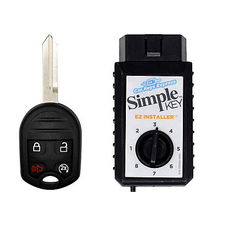 Car Keys Express Ford Simple Key, 4 Button, FORRK4RSSK-PK